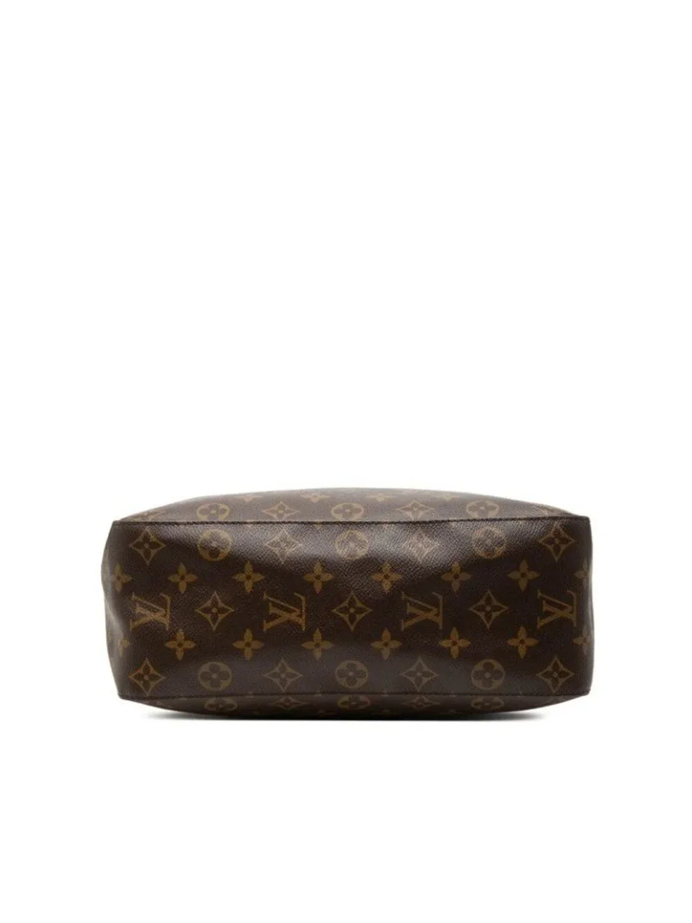 Louis Vuitton Monogram Looping GM Shoulder Bag Tote Brown Leather